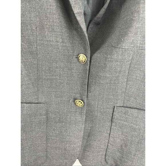 Aritzia Talula Charcoal Grey Wool Blazer Womens Size 6 - Picture 2 of 10